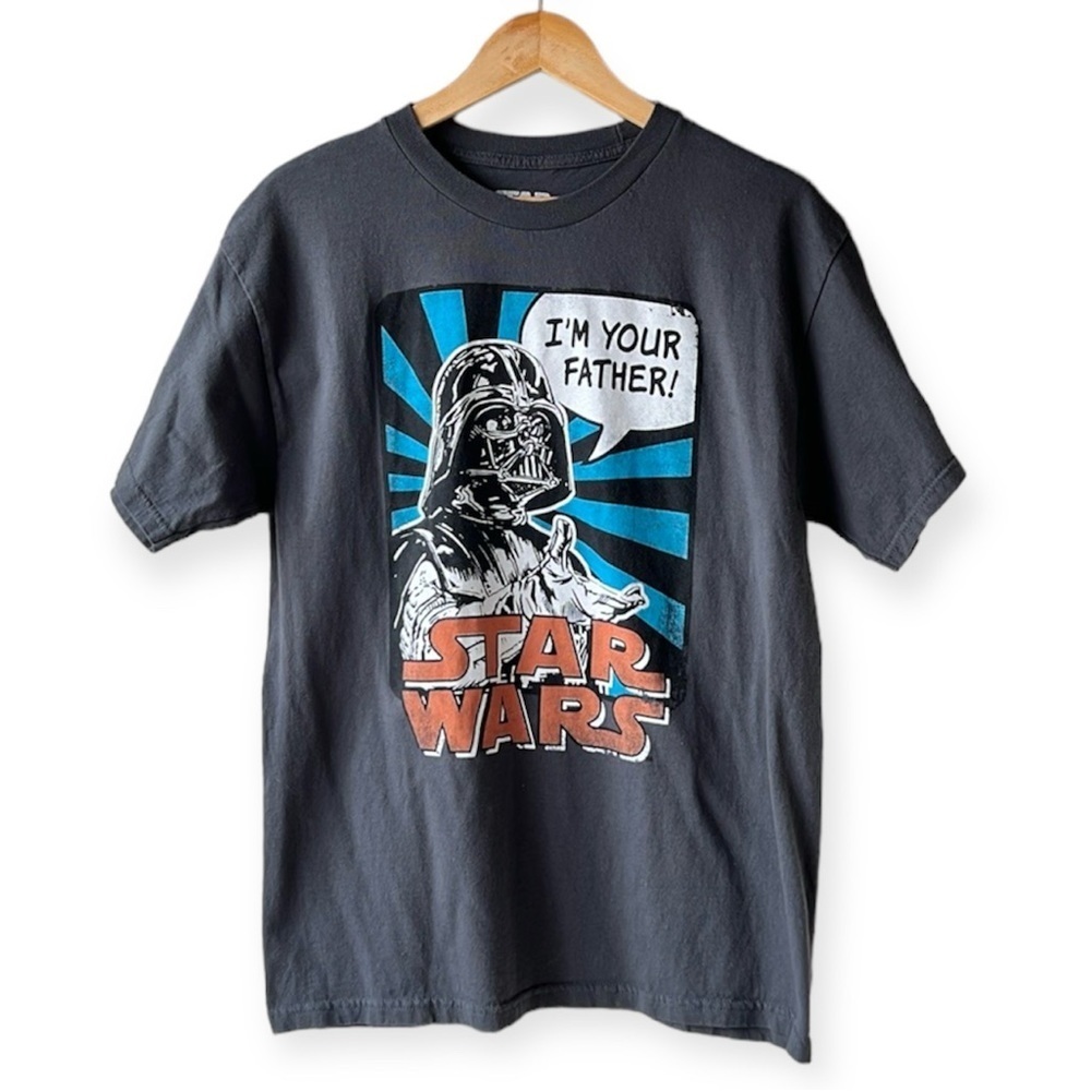Star Wars Slate Grey I am your Father T-Shirt Large